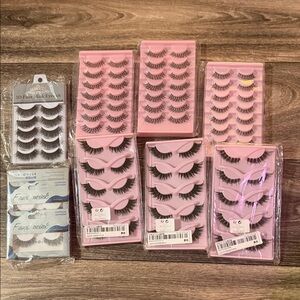 Set of Faux Eyelashes Bundle
